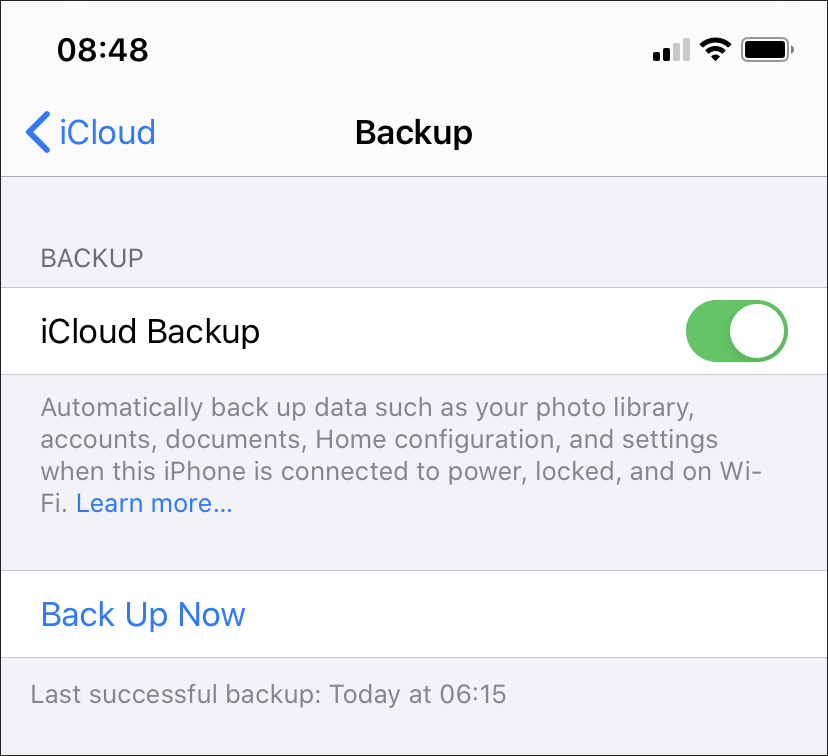 Computador de backup Iphone Ipad Icloud 1