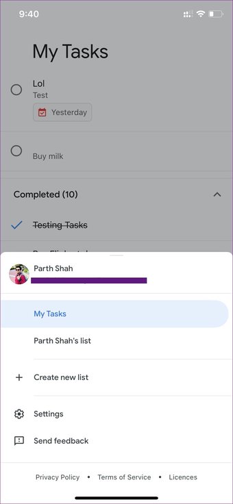 Lista de tarefas do Google "width =" 828 "height =" 1792 "tamanhos de dados =" tamanhos automáticos "=" (largura mínima: 976px) 700px, (largura mínima: 448px) 75vw, 90vw "srcset =" https: / /cdn.guidingtech.com/imager/media/assets/248792/google-tasks-list_4d470f76dc99e18ad75087b1b8410ea9.jpg?1576340958 828w, https://cdn.guidingtech.com/imager/media/assets/24879672b4add jpg? 1576340959 700w, https://cdn.guidingtech.com/imager/media/assets/248792/google-tasks-list_40dd5eab97016030a3870d712fd9ef0f.jpg?1576340959 500w, https://cdn.guidingtech.com/imager/media/assets/ 248792 / google-tasks-list_7c4a12eb7455b3a1ce1ef1cadcf29289.jpg? 1576340960 340w