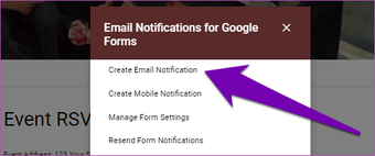 Obter respostas dos formulários do Google no e-mail 09 "width =" 523 "height =" 217 "data-size =" auto "size =" (largura mínima: 976px) 700px, (largura mínima: 448px) 75vw, 90vw "srcset = "https://www.aplicativosandroid.com/wp-content/uploads/2019/12/1577089939_793_Como-obter-respostas-dos-formularios-do-Google-no-seu-email.png 523w, https: //cdn.guidingtech. com / imager / media / assets / 2019/12/249221 / Get-Google-Forms-Respones-in-Email-09_40dd5eab97016030a3870d712fd9ef0f.png? 1576654670 500w, https://cdn.guidingtech.com/imager/media/assets/2019 /12/249221/Get-Google-Forms-Responses-in-Email-09_7c4a12eb7455b3a1ce1ef1cadcf29289.png?1576654670 340w