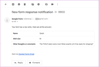 Obter respostas dos formulários do Google no e-mail 17 "width =" 673 "height =" 453 "data-size =" auto "size =" (largura mínima: 976px) 700px, (largura mínima: 448px) 75vw, 90vw "srcset = "https://www.aplicativosandroid.com/wp-content/uploads/2019/12/1577089940_303_Como-obter-respostas-dos-formularios-do-Google-no-seu-email.png 673w, https: //cdn.guidingtech. com / imager / media / assets / 2019/12/249234 / Obter respostas aos formulários do Google no email 17_40dd5eab97016030a3870d712fd9ef0f.png? 1576654671 500w, https://cdn.guidingtech.com/imager/media/assets/2019 /12/249234/Get-Google-Forms-Responses-in-Email-17_7c4a12eb7455b3a1ce1ef1cadcf29289.png?1576654672 340w