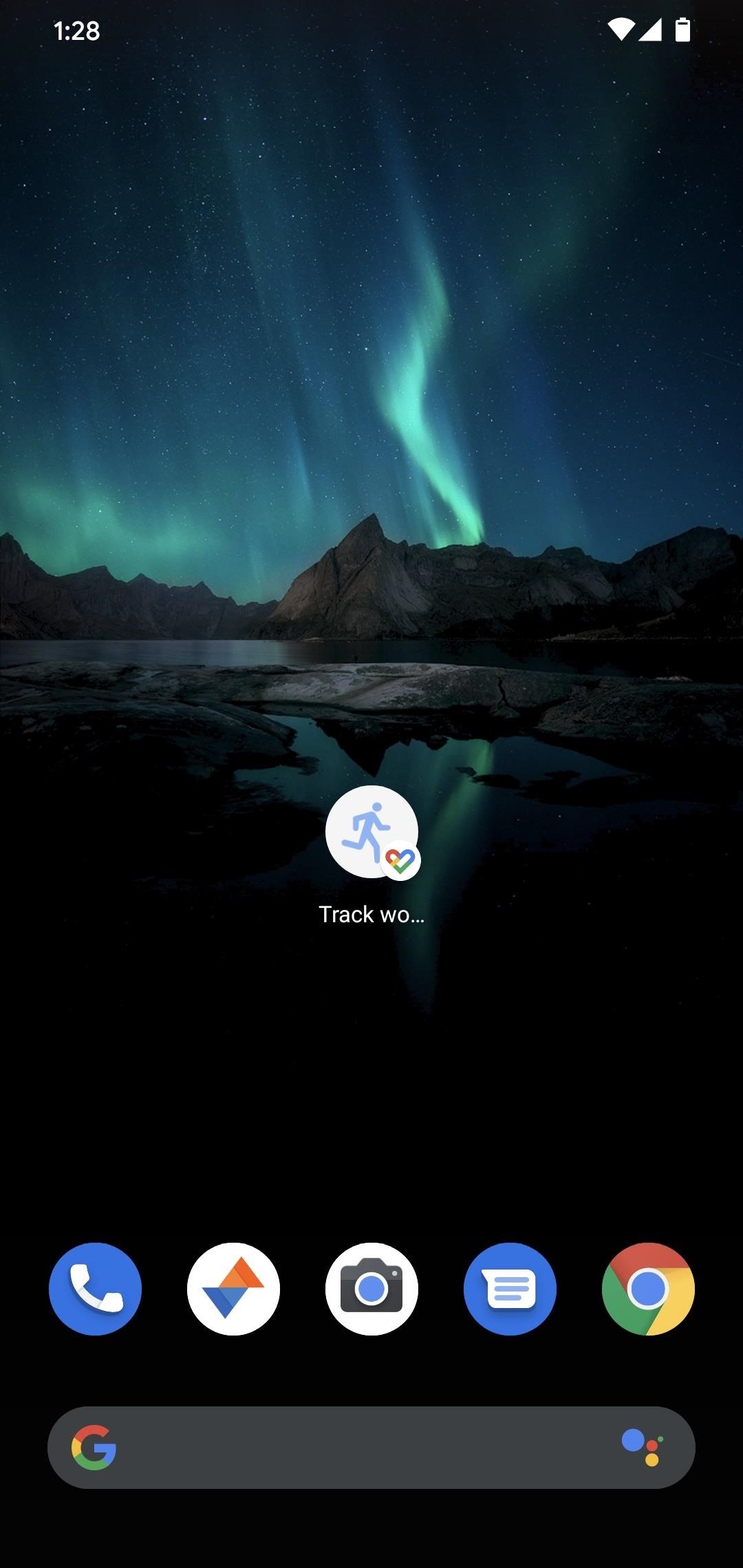 A maneira mais rápida de iniciar um treino com o Google Fit