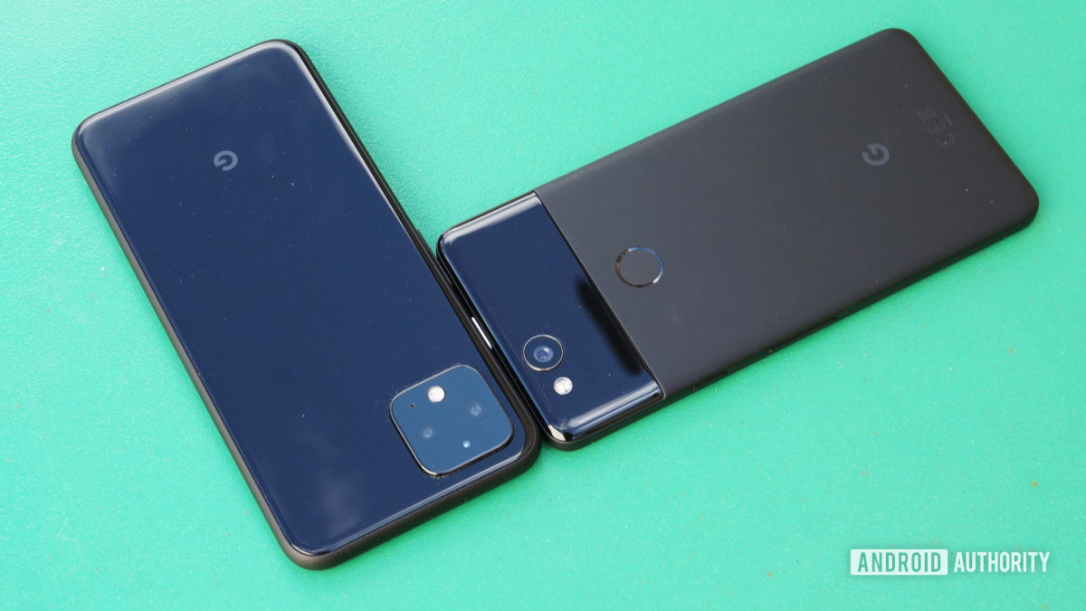 Design do Google Pixel 2 vs Pixel 4 Design do Google Pixel 2 vs Pixel 4