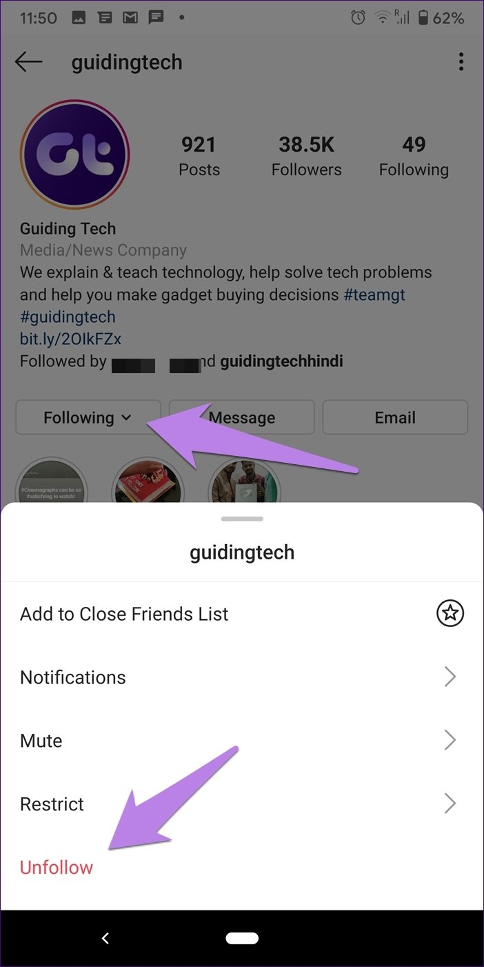 O que acontece quando você deixa de seguir alguém no Instagram - Apps