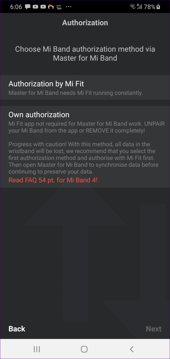 mi band nao emparelha