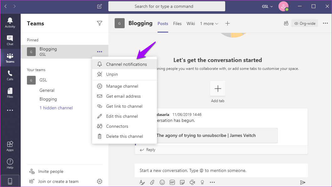 Como mostrar todos os canais no Microsoft Teams no celular ...