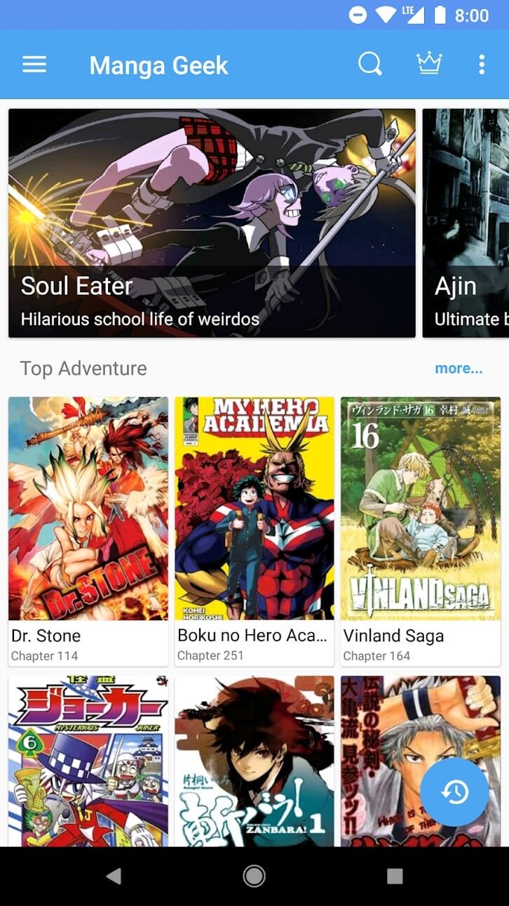 Os 10 melhores aplicativos de mangá