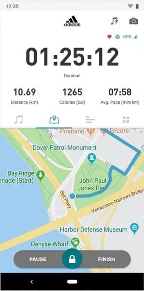 app adidas running é bom