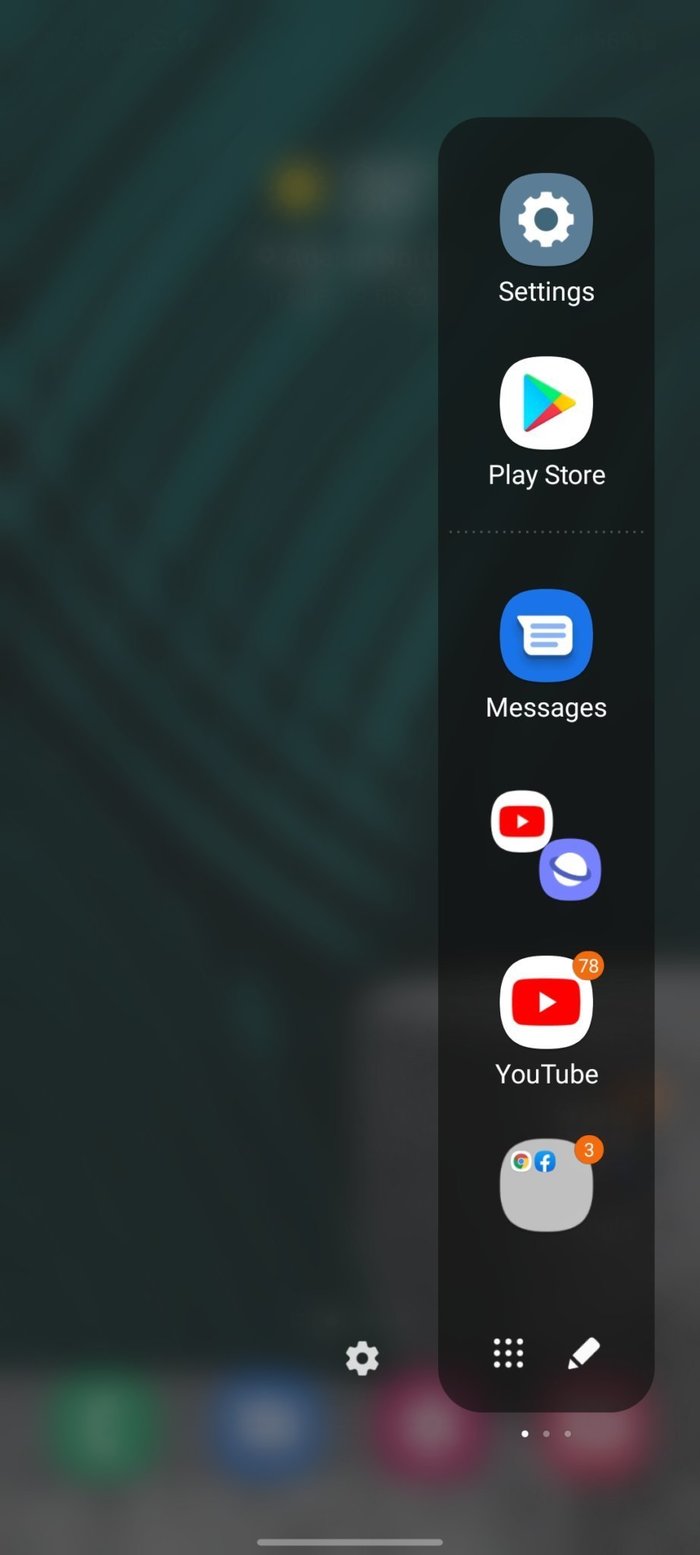 edge panel apps