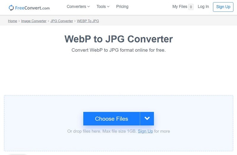 Como converter e salvar arquivos WEBP em JPG
