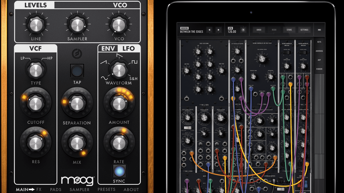 Quatro dos fantásticos (mas caros) aplicativos Synth do Moog já estão à