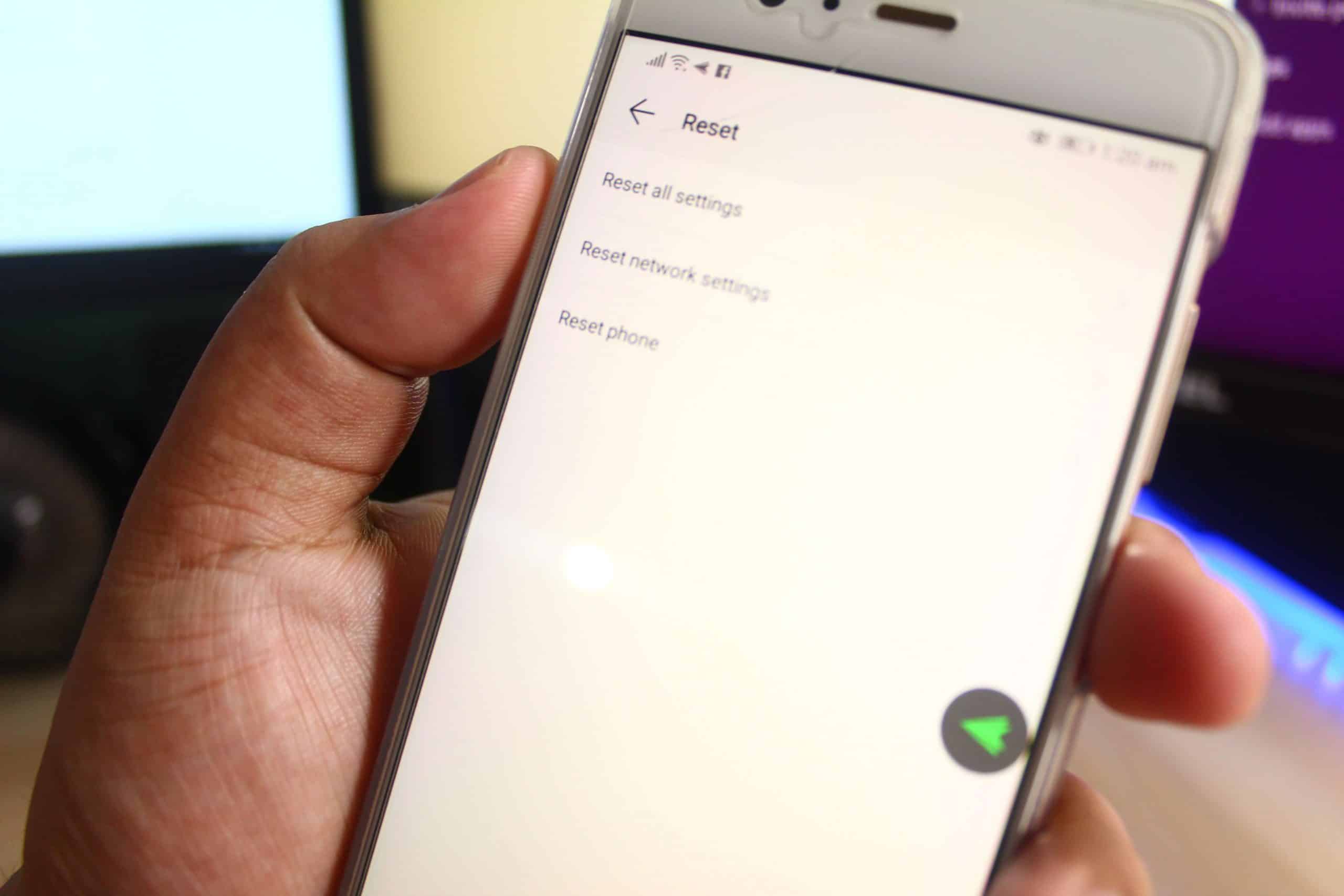 REDEFINIR SEU DISPOSITIVO ANDROID PARA A CONFIGURA O ORIGINAL visual data 8
