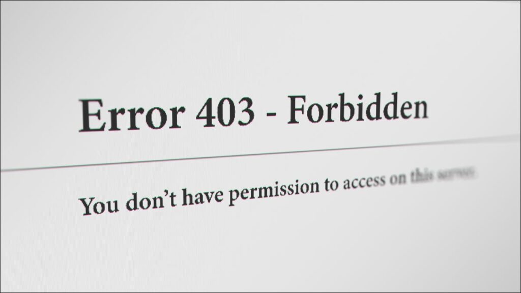O que um erro 403 proibido e como posso corrigi lo 