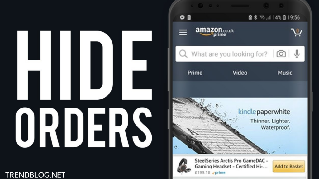 Como ocultar pedidos da Amazon elemento de surpresa Seus pedidos 2022