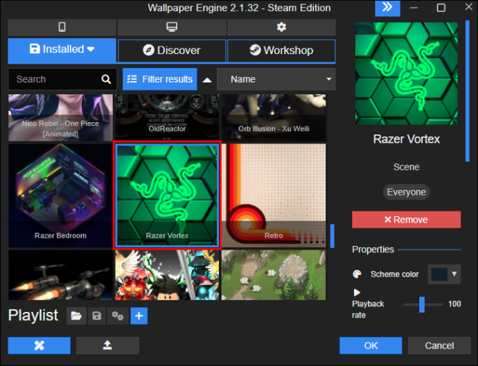 Como excluir papéis de parede do Wallpaper Engine