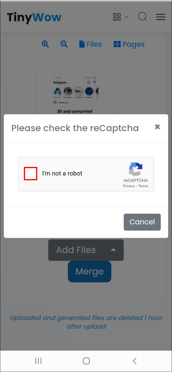 Como combinar imagens JPG em um PDF
