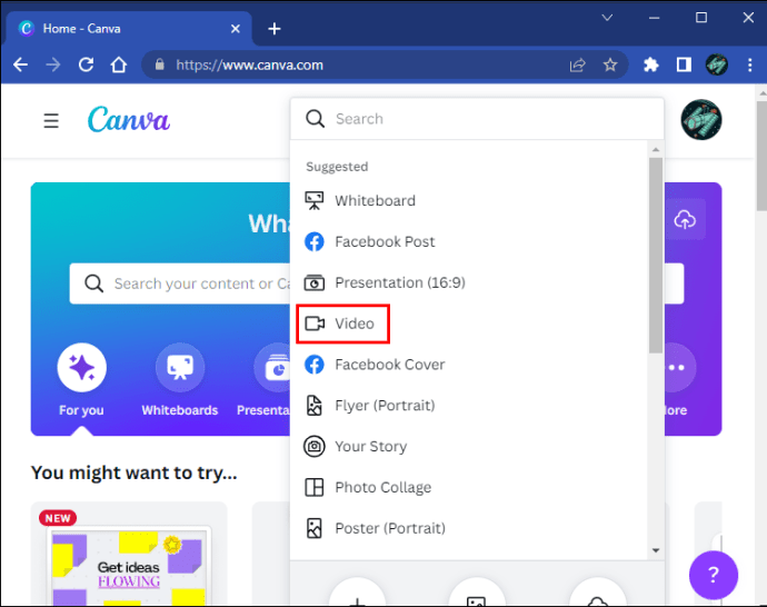 Como remover o áudio do vídeo no Canva