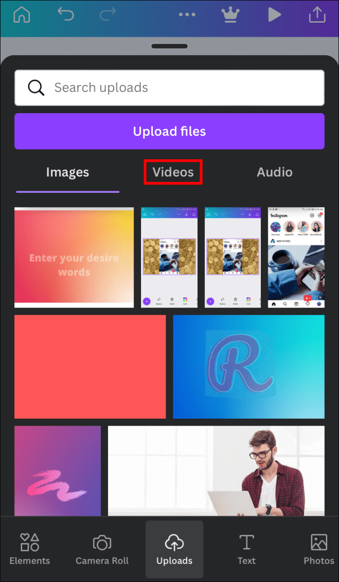 Como remover o áudio do vídeo no Canva