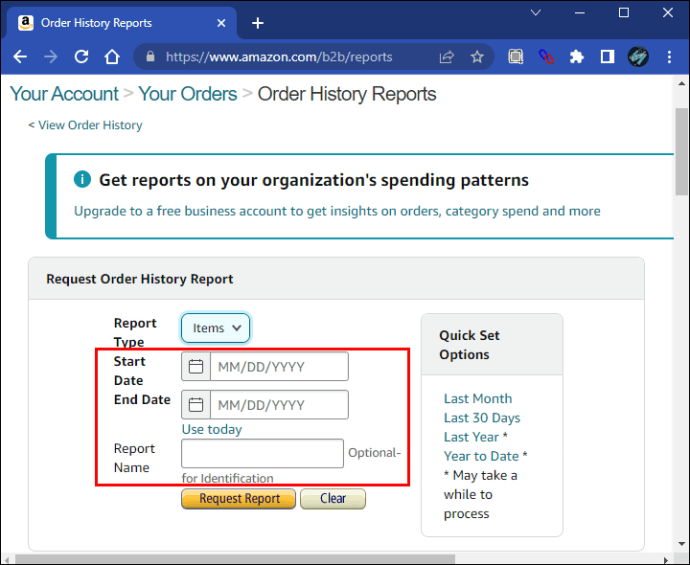 Como visualizar seu histórico de pedidos na Amazon