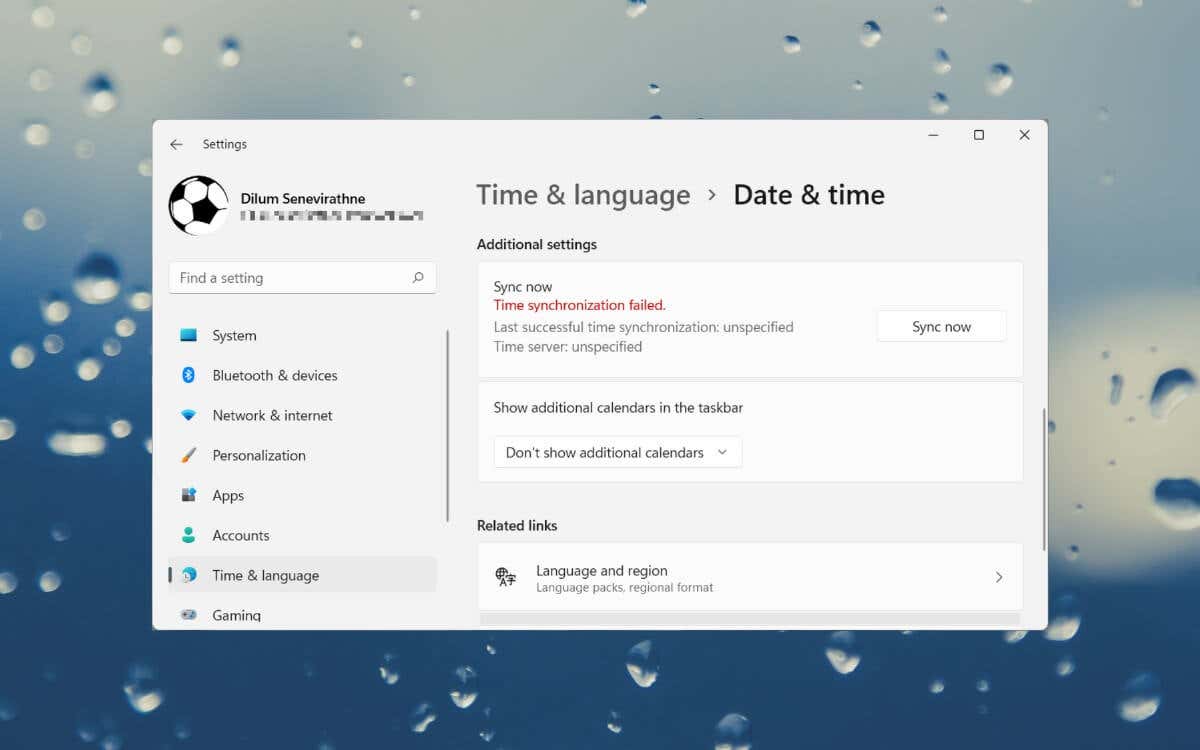Como corrigir falha na sincronização de tempo no Windows