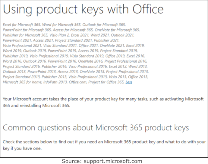 Como encontrar a chave de produto do Microsoft Office