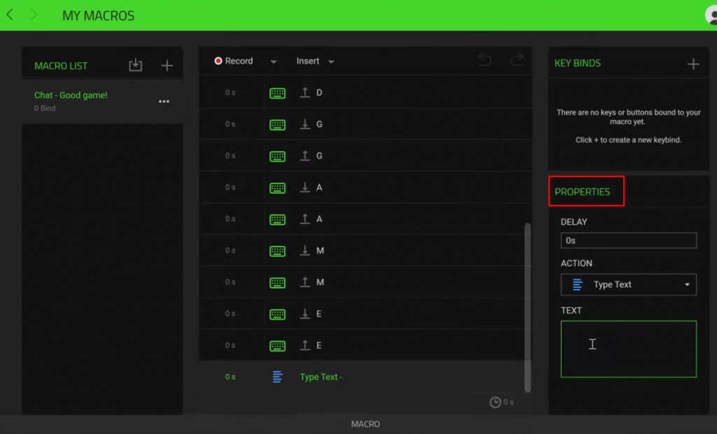 Como criar, atribuir e excluir macros no Razer Synapse